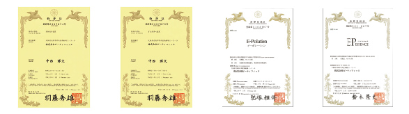 BEATIFIC Electroporation Patent Certificate